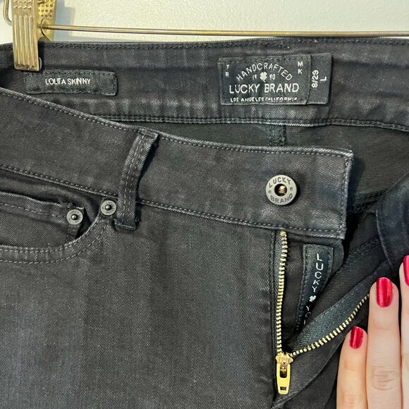 Lucky Brand Jeans | Lolita Skinny | Black Wash | Long Inseam - Picture 5 of 5